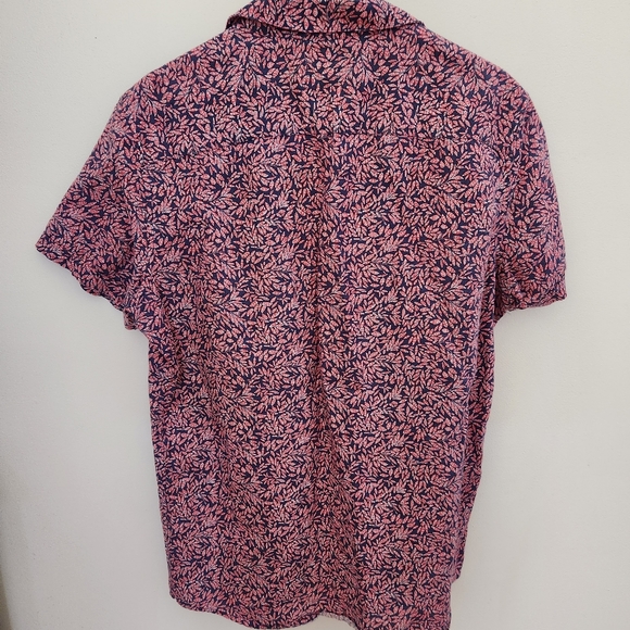 Marc Anthony Slim Fit Linen Blend Button Down SS Shirt Medium - Picture 5 of 7